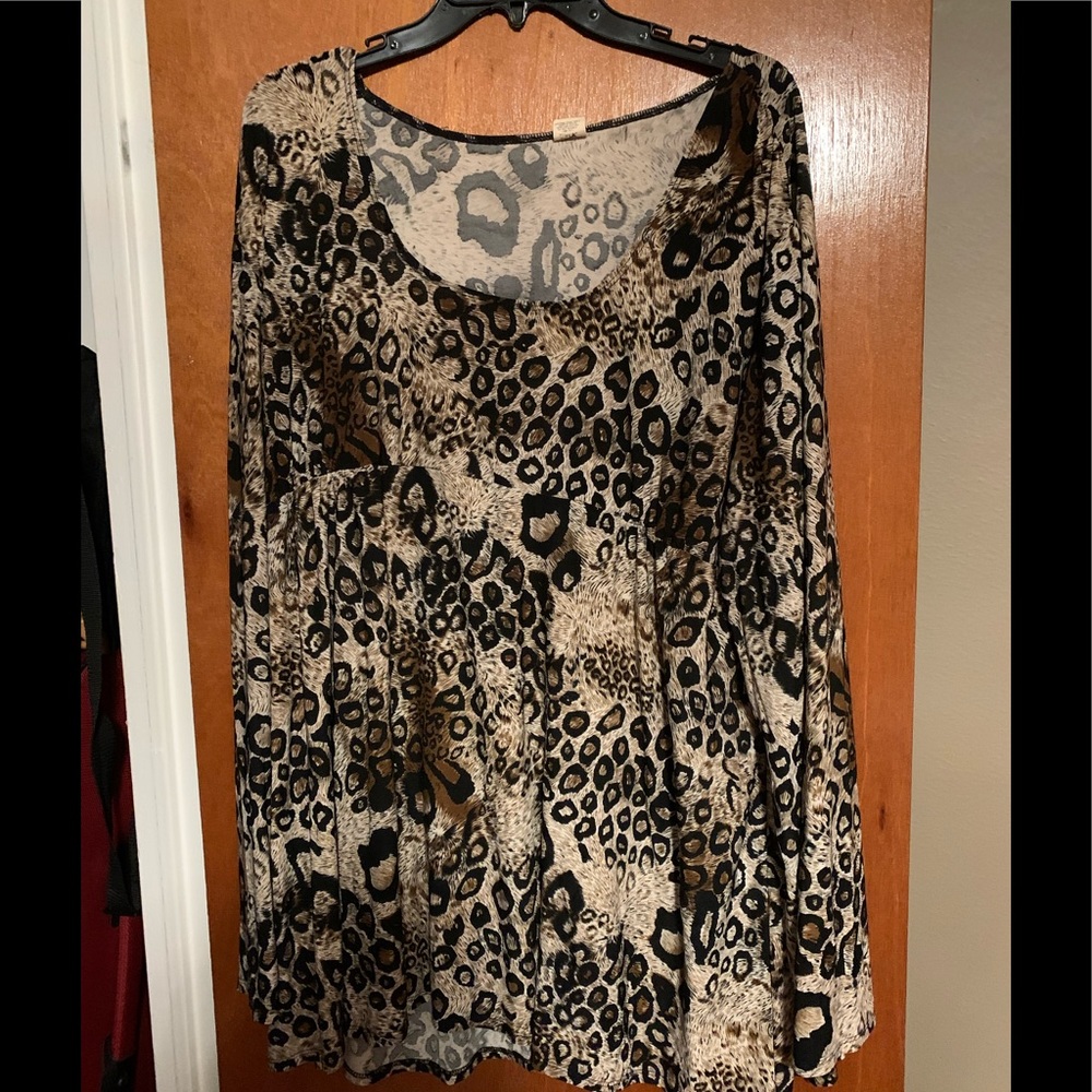Leopard print blouse